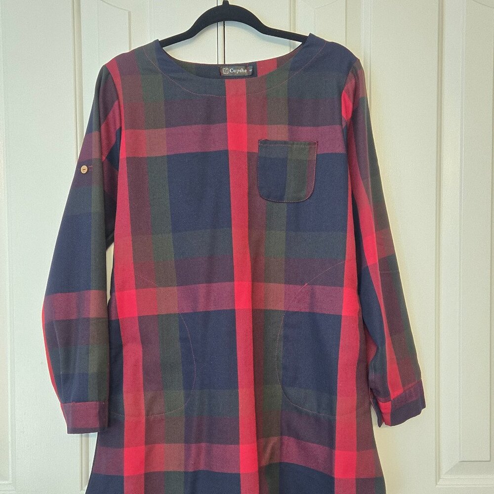 Good Condition Plaid Dress